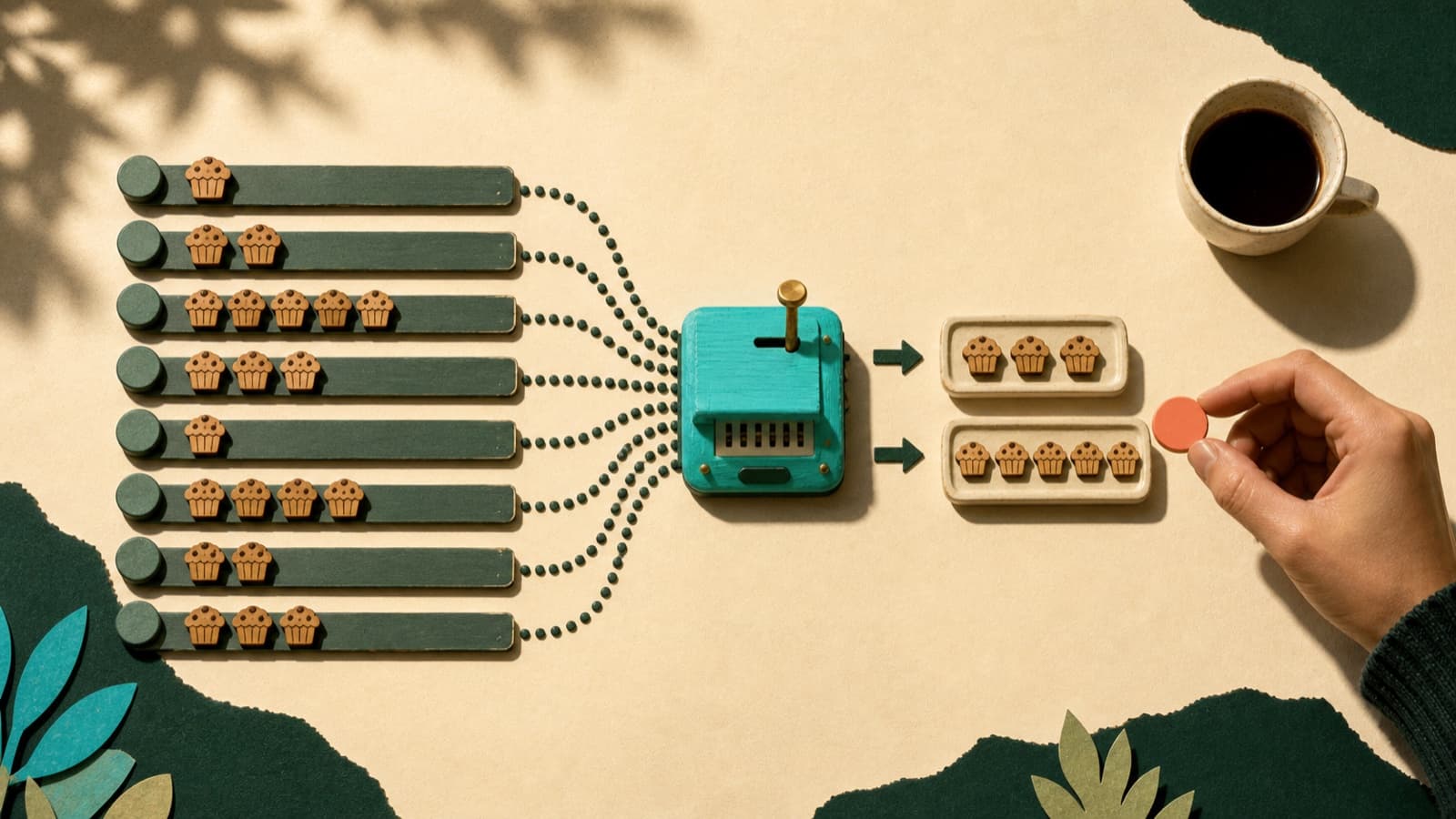 Combien de muffins pour demain ? L'app propose, l'humain tranche