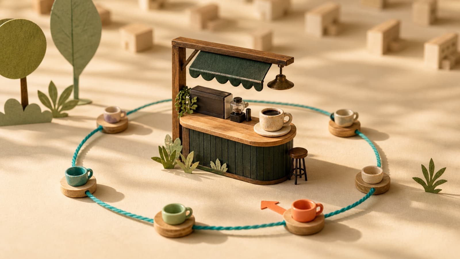 Un programme de fidélité qui marche pour un café de quartier, pas une chaîne